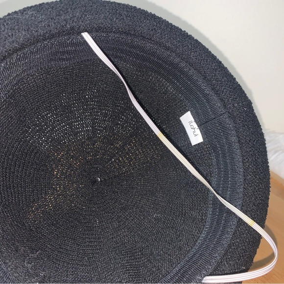 Mickey Mouse Bowler Hat Child Size Med Black Sequin Mickey - Picture 3 of 3